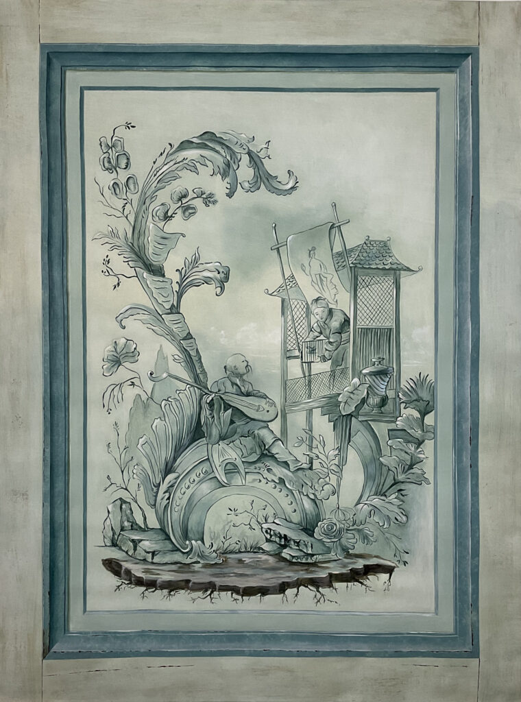 Trompe-l'œil et peinture décorative - artiste peintre en décor Agathe Zuliani - décoration d'intérieur Paris