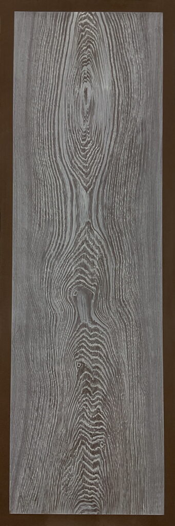 Trompe-l'œil de faux bois peint à la main - artiste peintre Agathe Zuliani - décoration d'intérieur Paris