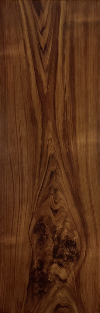 Trompe-l'œil de faux bois peint à la main - artiste peintre Agathe Zuliani - décoration d'intérieur Paris